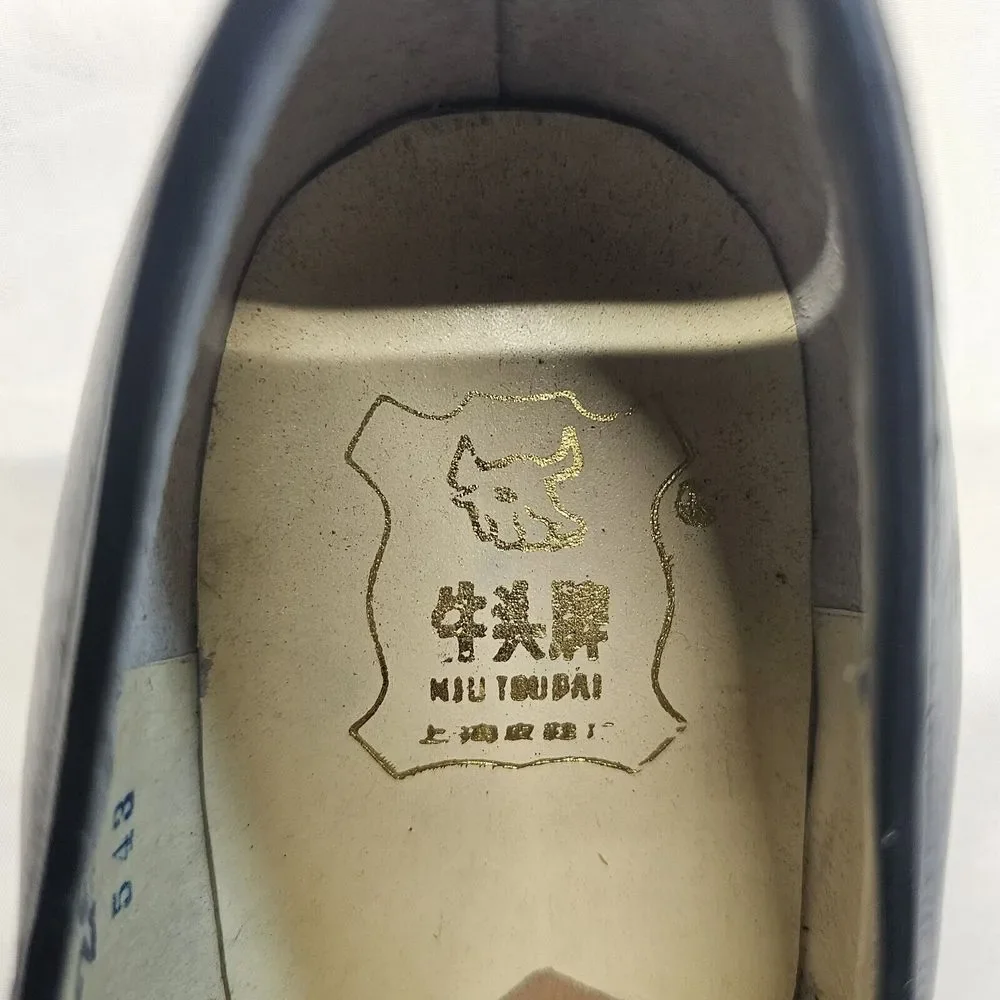 Japanese Mens Loafers‎ Size 9.5 Black